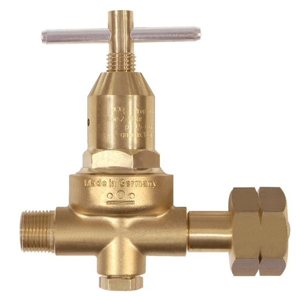 KAYSER Propankleindruckregler, 0,5 - 6 bar 18 kg/h W 21,8 x 1/14″ LH, ohne Manometer Produktabbildung: KAYSER Propankleindruckregler, 0,5 - 6 bar 18 kg/h W 21,8 x 1/14″ LH, ohne Manometer