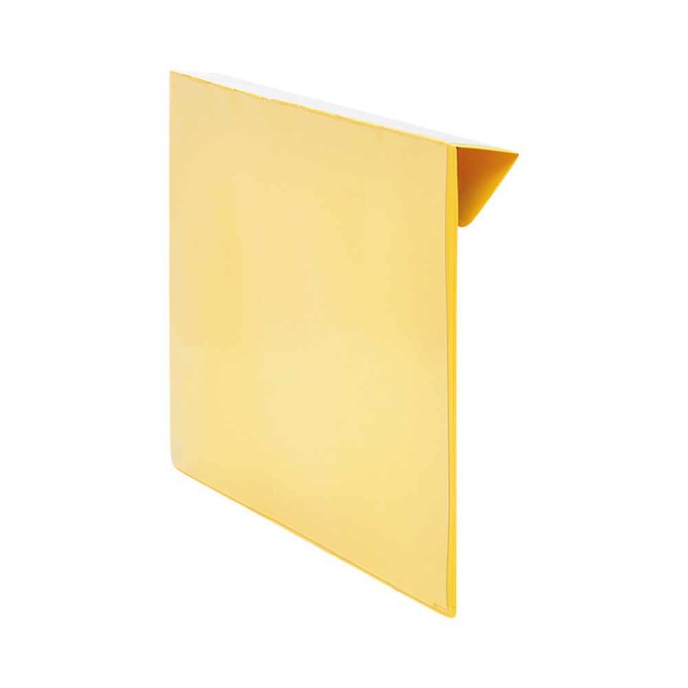 Produktabbildung Nr. 1: Kennzeichnungstasche für Aufsatzrahmen, 100 Stk/VE, DIN A5, Einschub seitlich, gelb