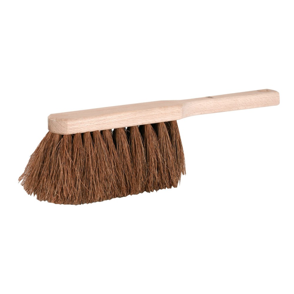 Produktabbildung: Kerbl Handfeger Kokos, flacher Holz--griff mit Loch