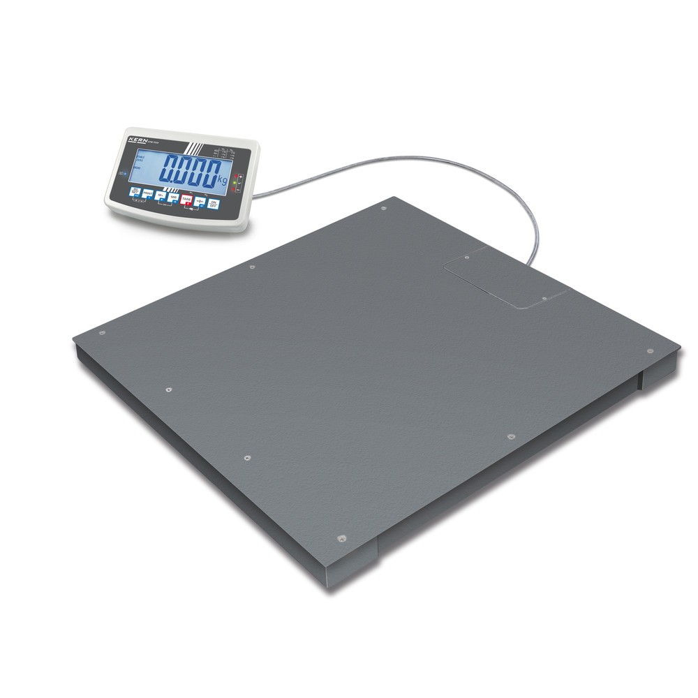 Produktabbildung: KERN Bodenwaage, BxT 1.000 x 1.000 mm, Wägebereich max. 1.500 kg