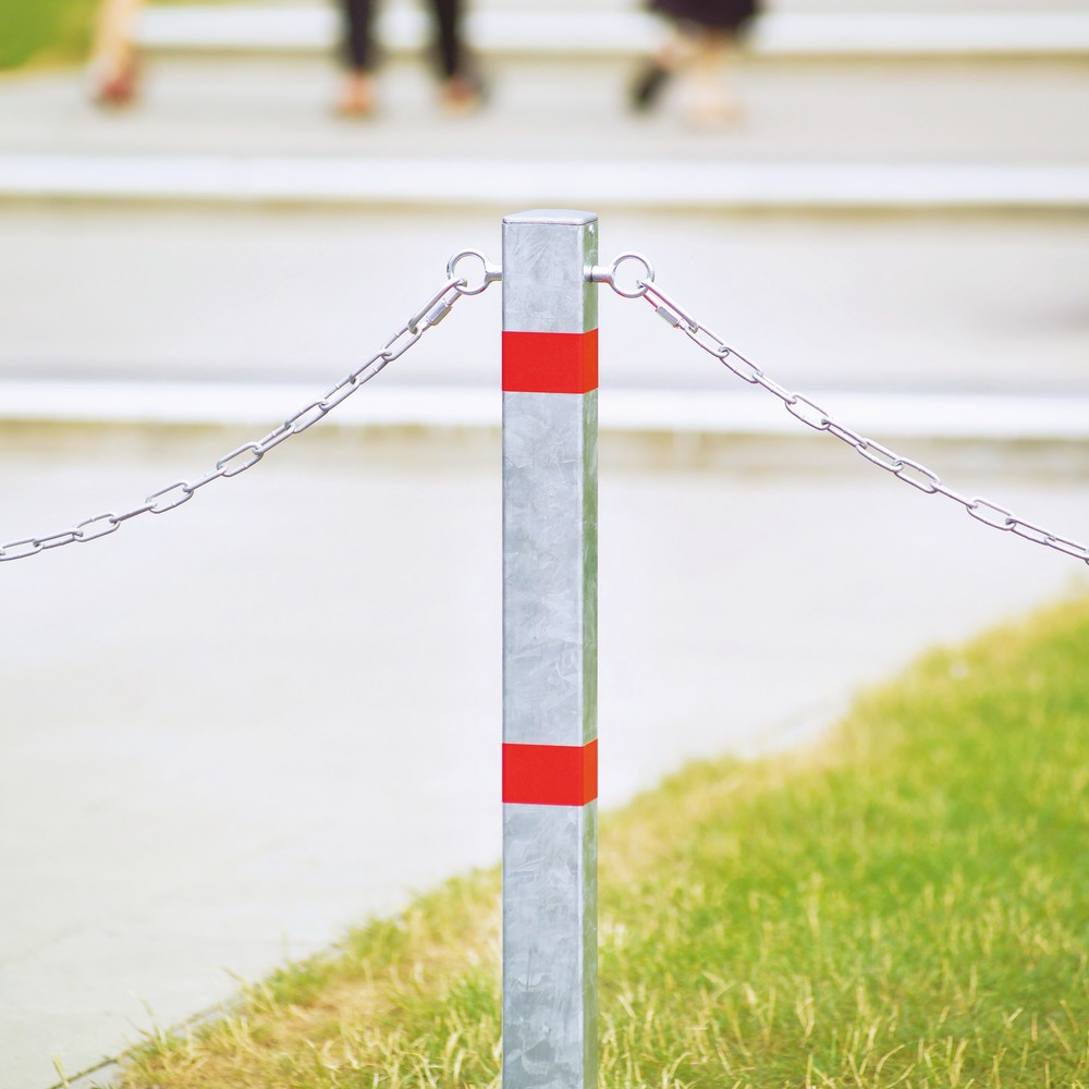 Produktabbildung: Kettenöse für Sperrpfosten, Position B