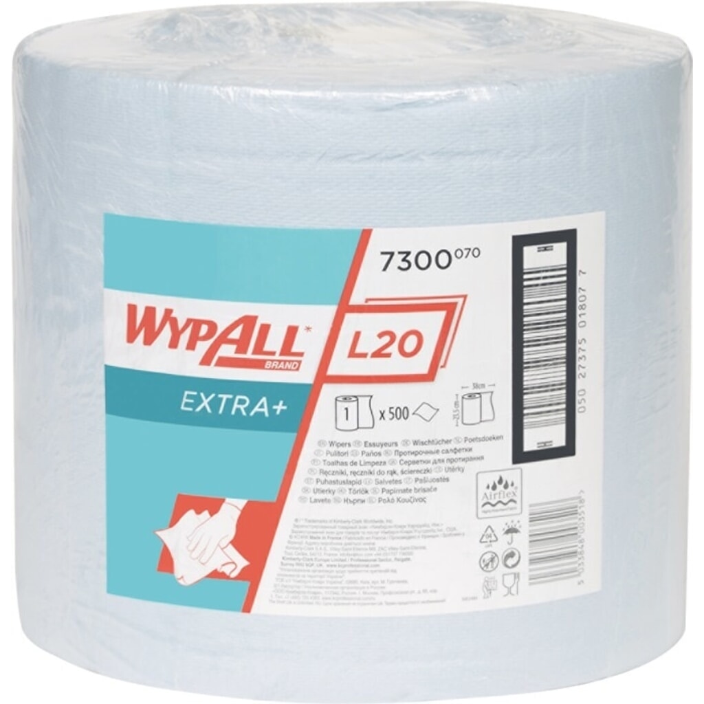 KIMBERLY-CLARK Wischtuch WYPALL L20 7300 L380xB235ca.mm Produktabbildung: KIMBERLY-CLARK Wischtuch WYPALL L20 7300 L380xB235ca.mm
