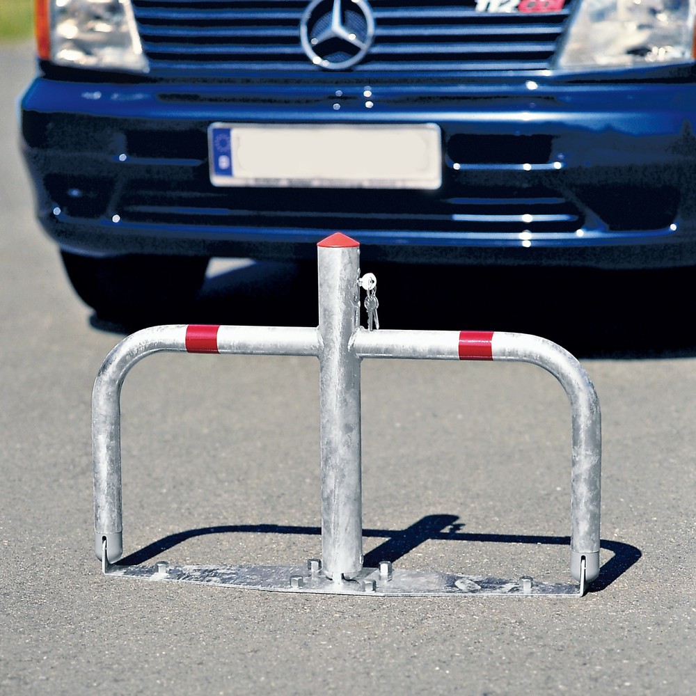 Produktabbildung: Kipp-Sperrbügel Comfort, abschließbar, Höhe 500 mm