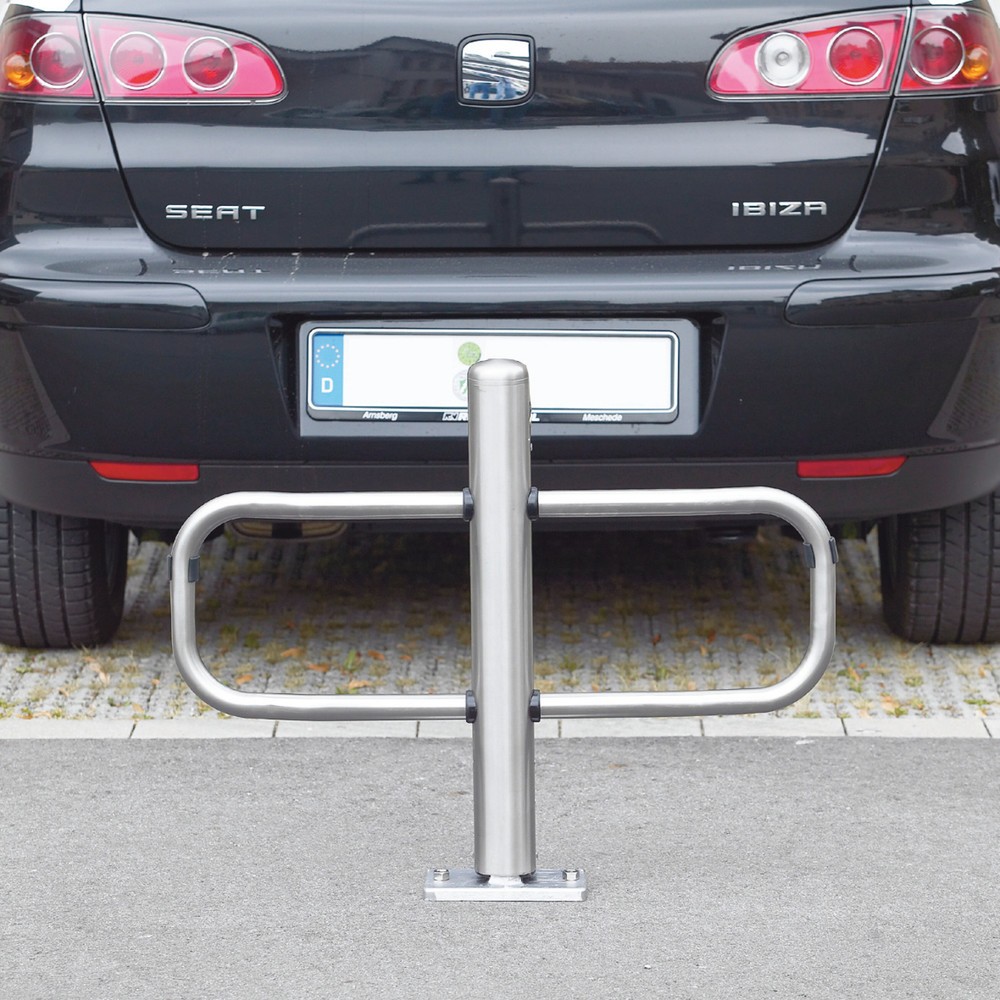 Produktabbildung: Kipp-Sperrbügel Edelstahl, abschließbar, Höhe 630 mm