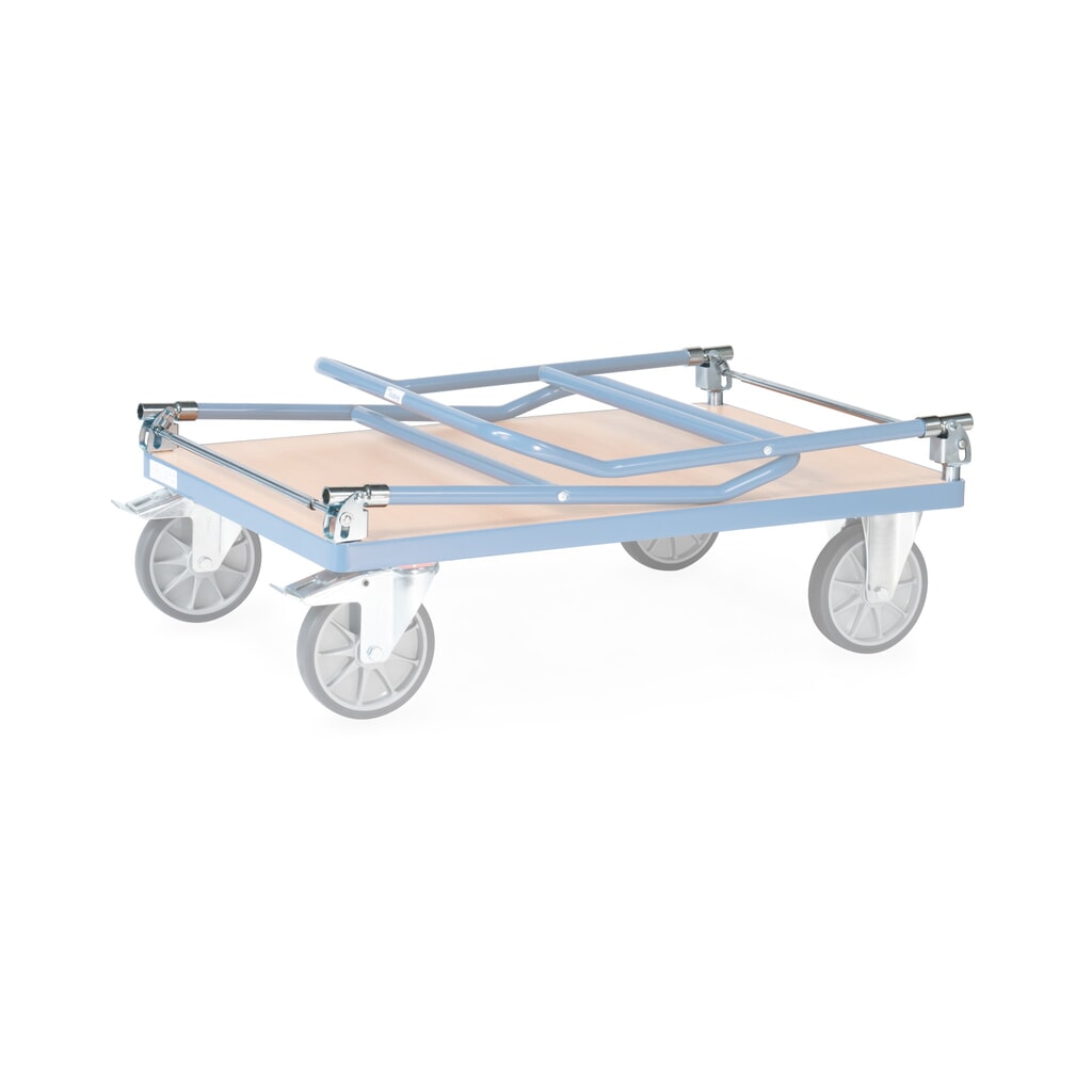 Klappbare Schiebebügel für fetra® Schiebebügelwagen, beidseitig, Breite 500 mm Produktabbildung Nr. 3: Klappbare Schiebebügel für fetra® Schiebebügelwagen, beidseitig, Breite 500 mm
