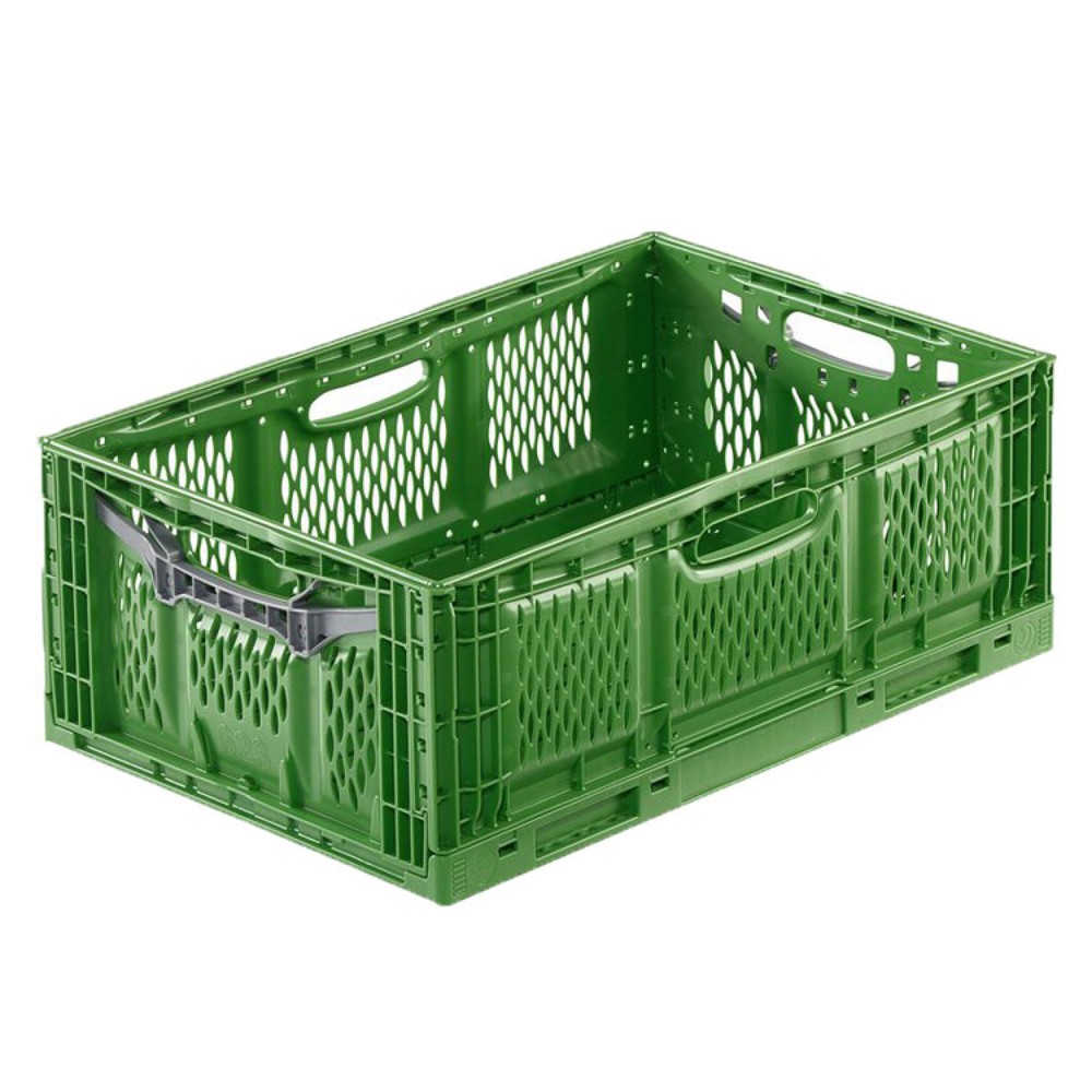 Produktabbildung Nr. 1: Alpha Eurobox aus PPC, Klappkiste mit durchbrochenen Wänden, HxBxT 230 x 400 x 600 mm