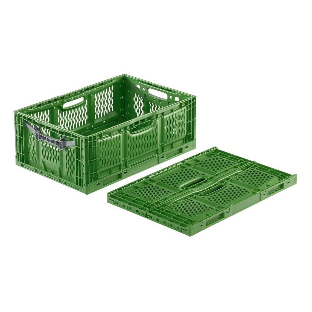 Produktabbildung Nr. 3: Alpha Eurobox aus PPC, Klappkiste mit durchbrochenen Wänden, HxBxT 230 x 400 x 600 mm