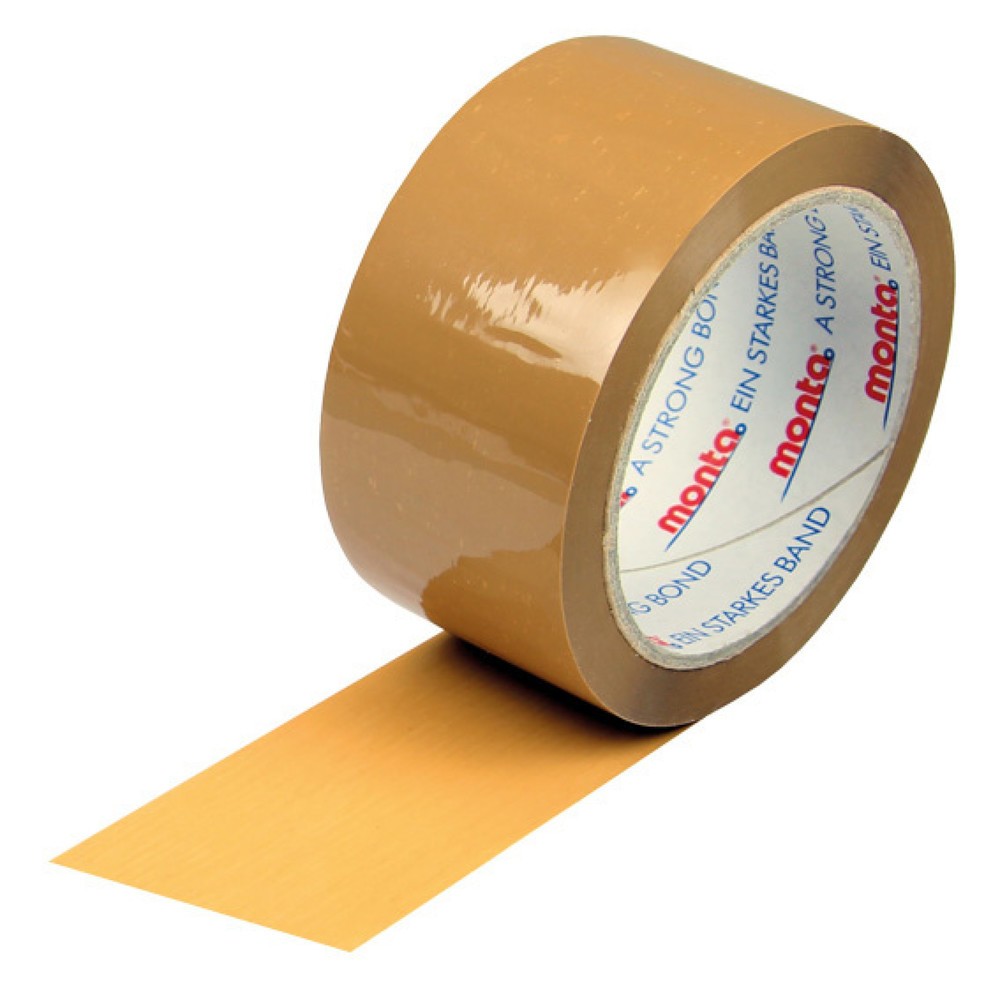 Produktabbildung: Klebeband monta, PP, 48 µ, BxL 50 mm x 66 lfm, braun, 36 Stk/VE