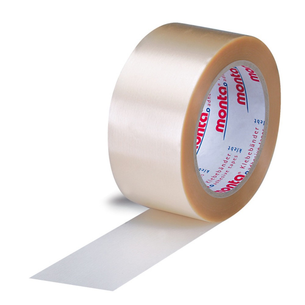 Produktabbildung: Klebeband monta, PVC, 65 µ, BxL 50 mm x 66 lfm, transparent, 24 Stk/VE
