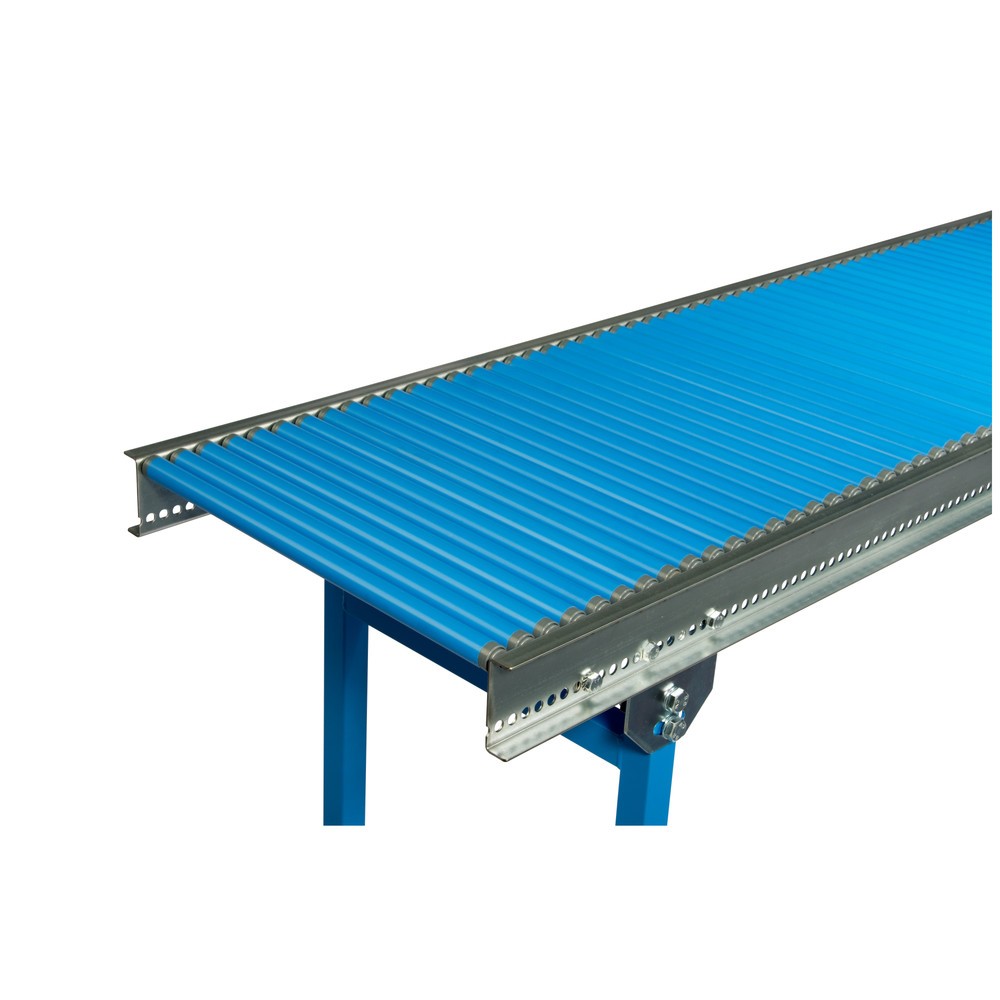 Produktabbildung Nr. 1: Klein-Rollenbahn, Kunststoffrollen, Federachse, Ø 20 mm, LxB 2.000 x 300 mm