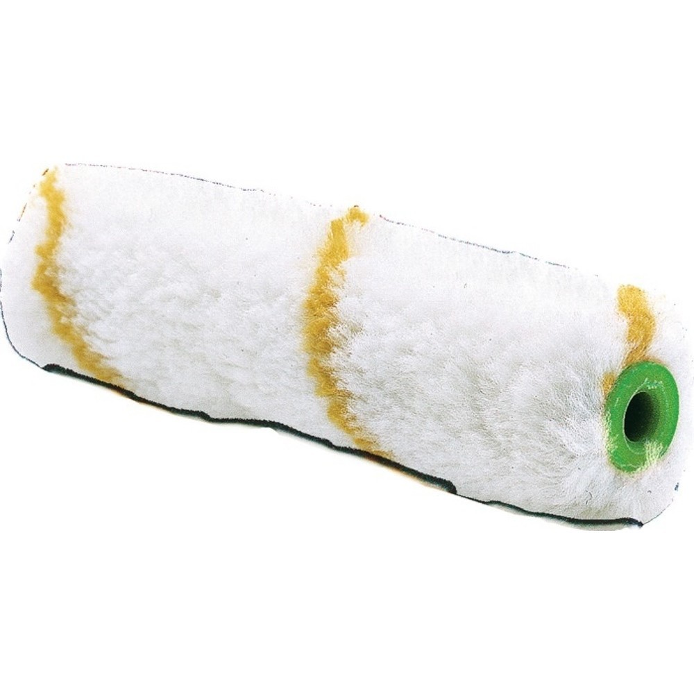 Produktabbildung: Kleinflächenwalze Gelbfaden B.100mm Florhöhe 12mm Kern-D.15mm 10 St./Packung