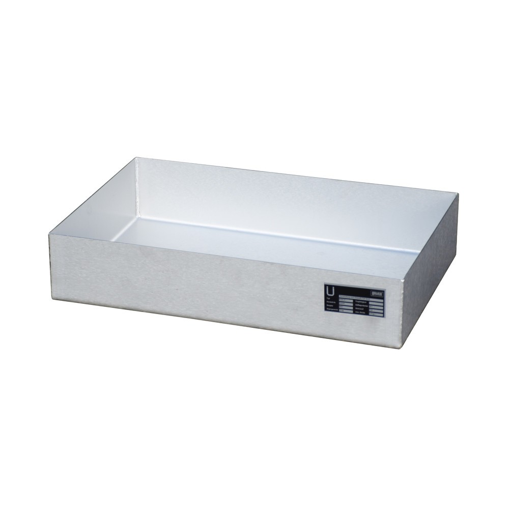 Produktabbildung: Bauer® Kleingebindewanne für Paletten KGW-P 1 V4A, Edelstahl 1.4571