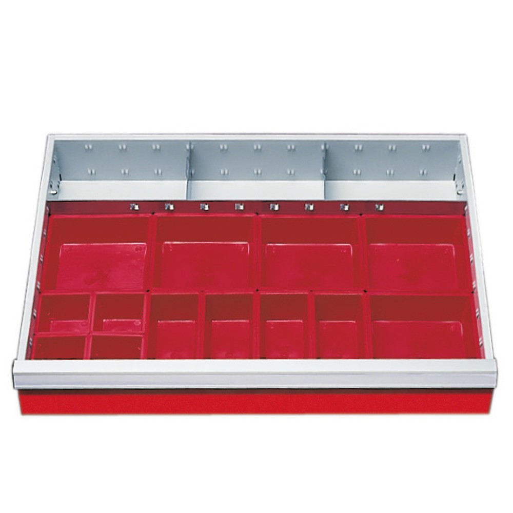 Produktabbildung: Kleinteilekästen für Bedrunka+Hirth Schubladenschränke Profi, Breite 680 mm