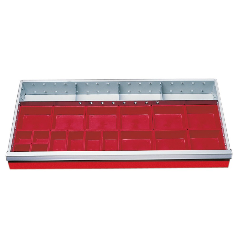 Produktabbildung: Kleinteilekästen für Bedrunka+Hirth Schubladenschränke Profi, Breite 980 mm