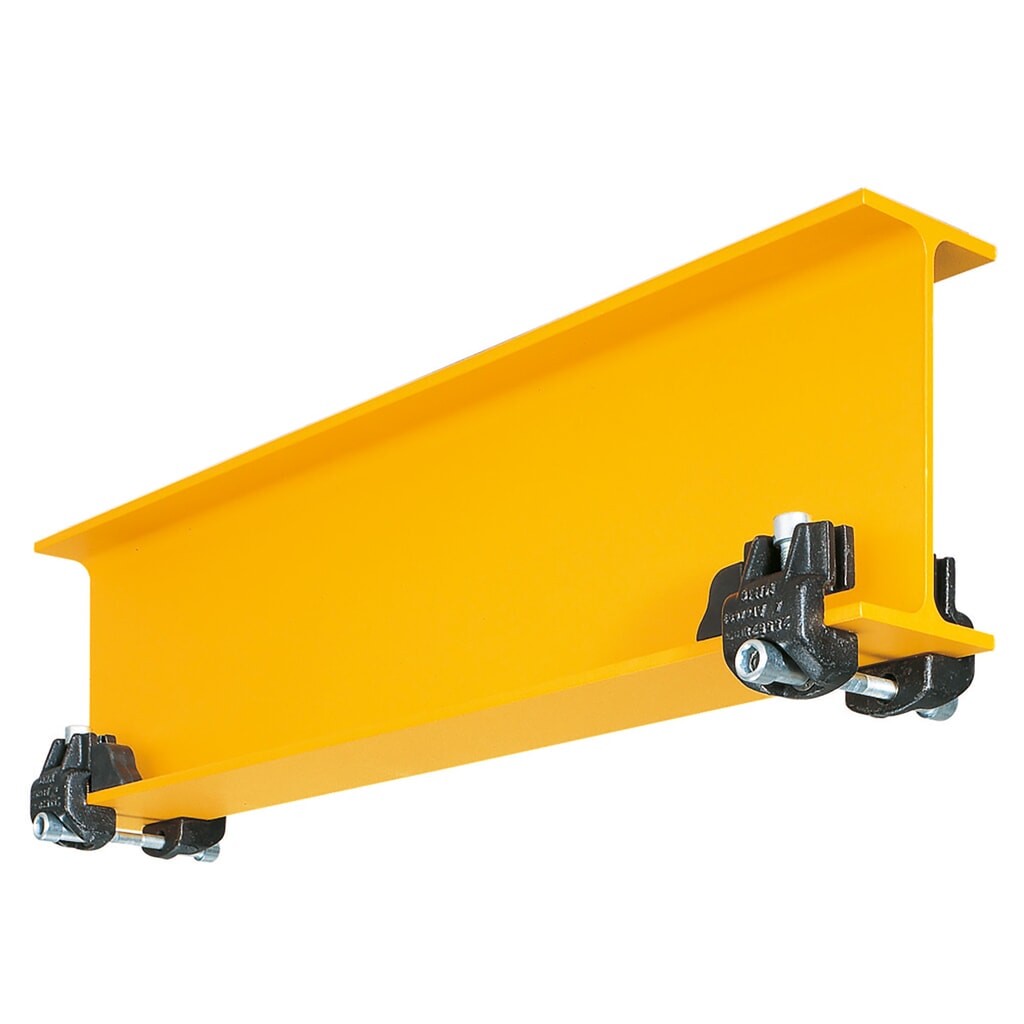 Produktabbildung: Klemmpuffer alpha für ABUS Laufkatzen mit max. TK 2.500 kg, Flanschbreite 64-120 mm