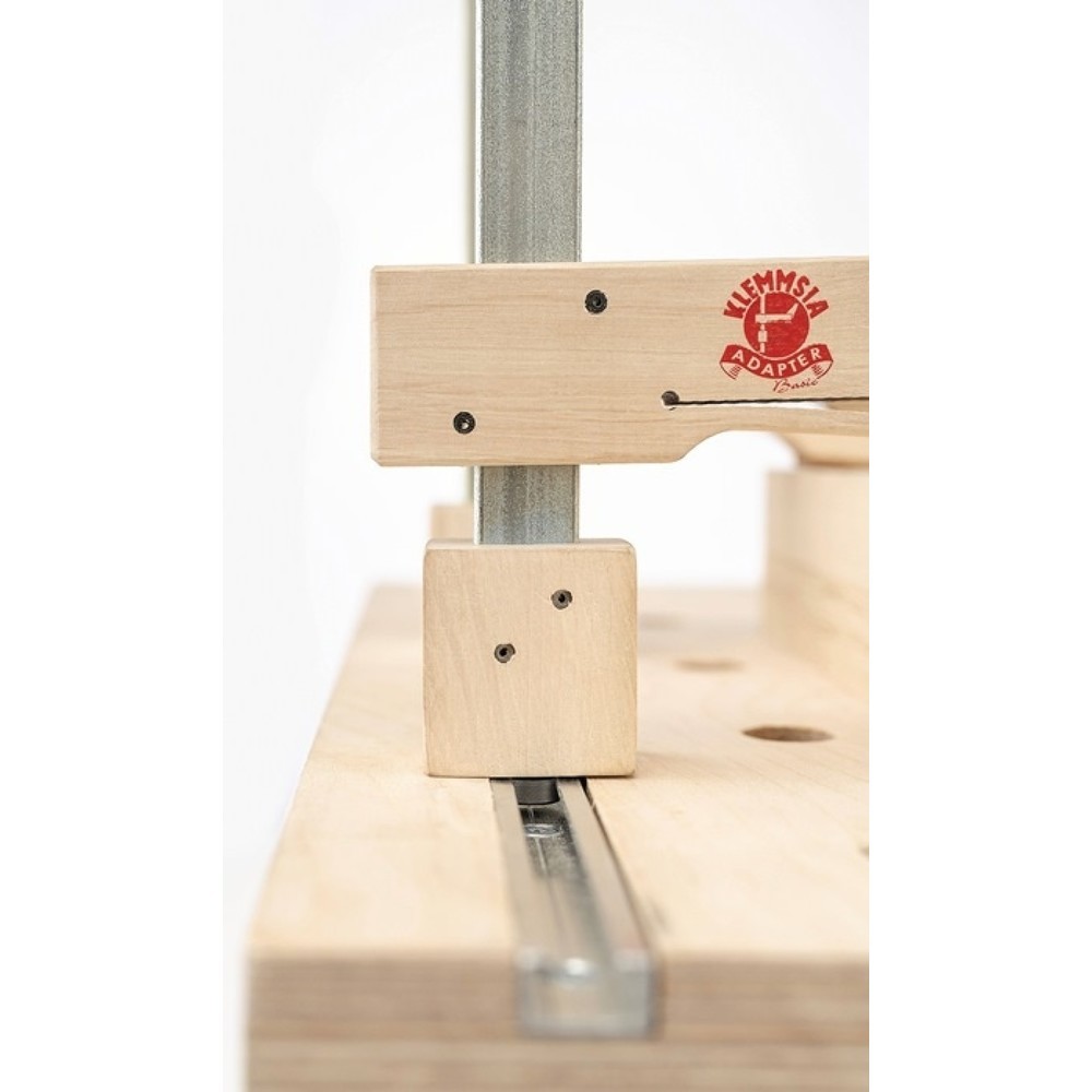 Produktabbildung Nr. 2: KLEMMSIA Spannelement AB-R, Spannweite 250 mm Ausladung 110 mm, passend für Bohrung 20mm + Profilschiene
