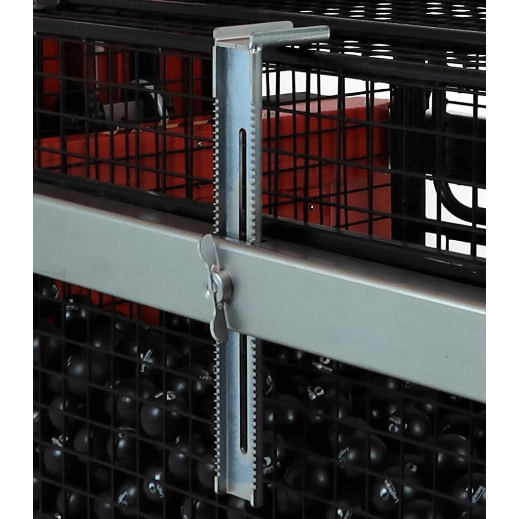 Produktabbildung Nr. 1: Logitrans Klemmvorrichtung für Elektro-Stapler, schwenkbar, einstellbare Boxenhalter