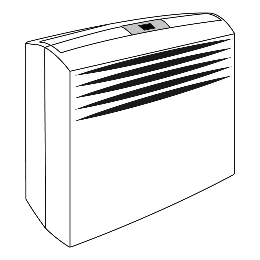 Klimagerät, Kühlleistung 2,0 kW für FLADAFI® Materialcontainer Produktabbildung: Klimagerät, Kühlleistung 2,0 kW für FLADAFI® Materialcontainer