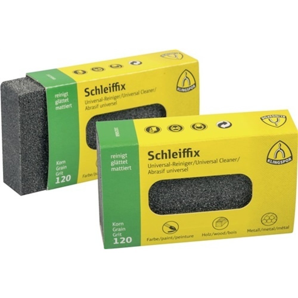 Produktabbildung: Handschleifblock Schleiffix L80xB50mm K.60 grob vierseitig besch.KLINGSPOR