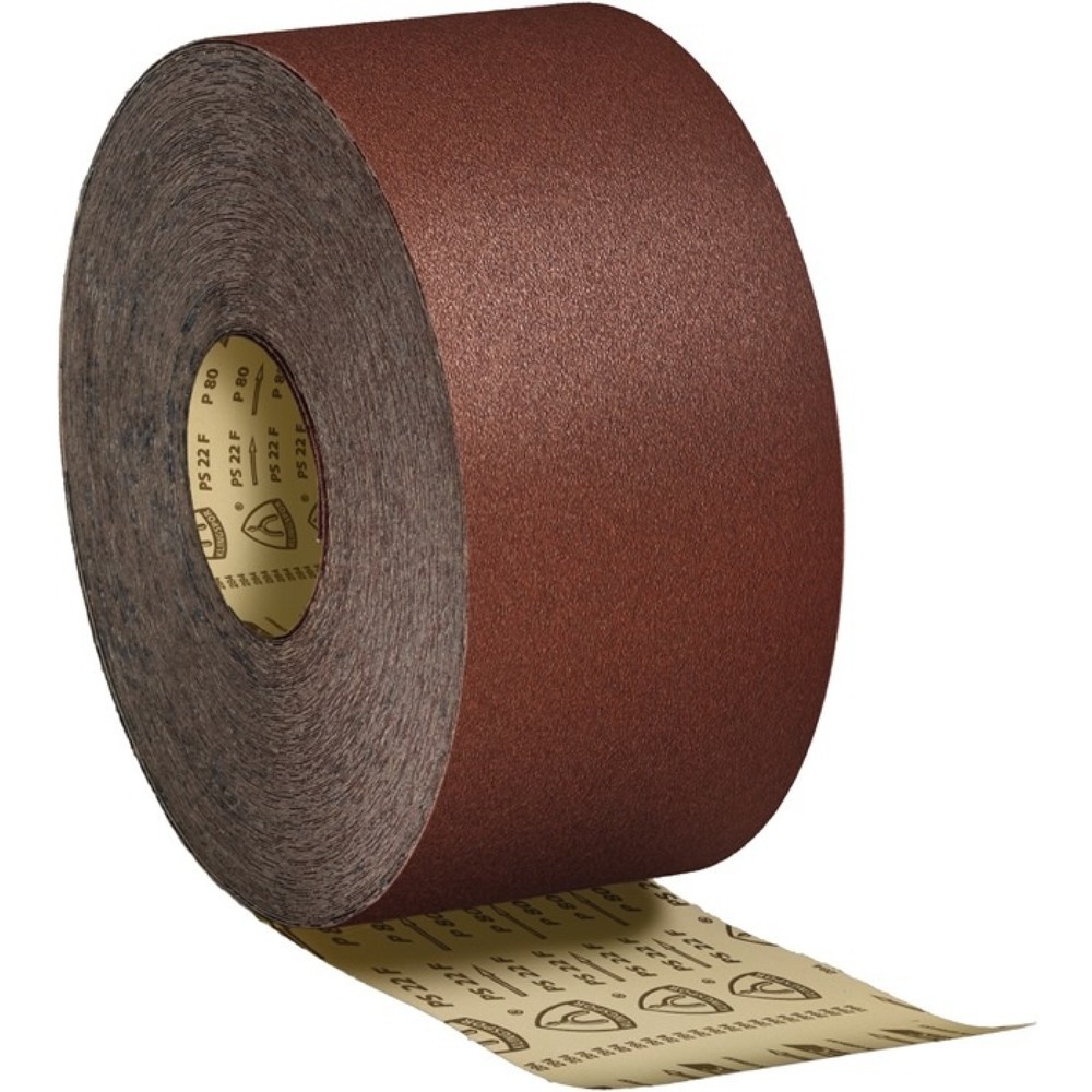 Produktabbildung: KLINGSPOR Schleifpapierrolle PS 22 F ACT 115mm K.80 f.Holz/Farbe Korund