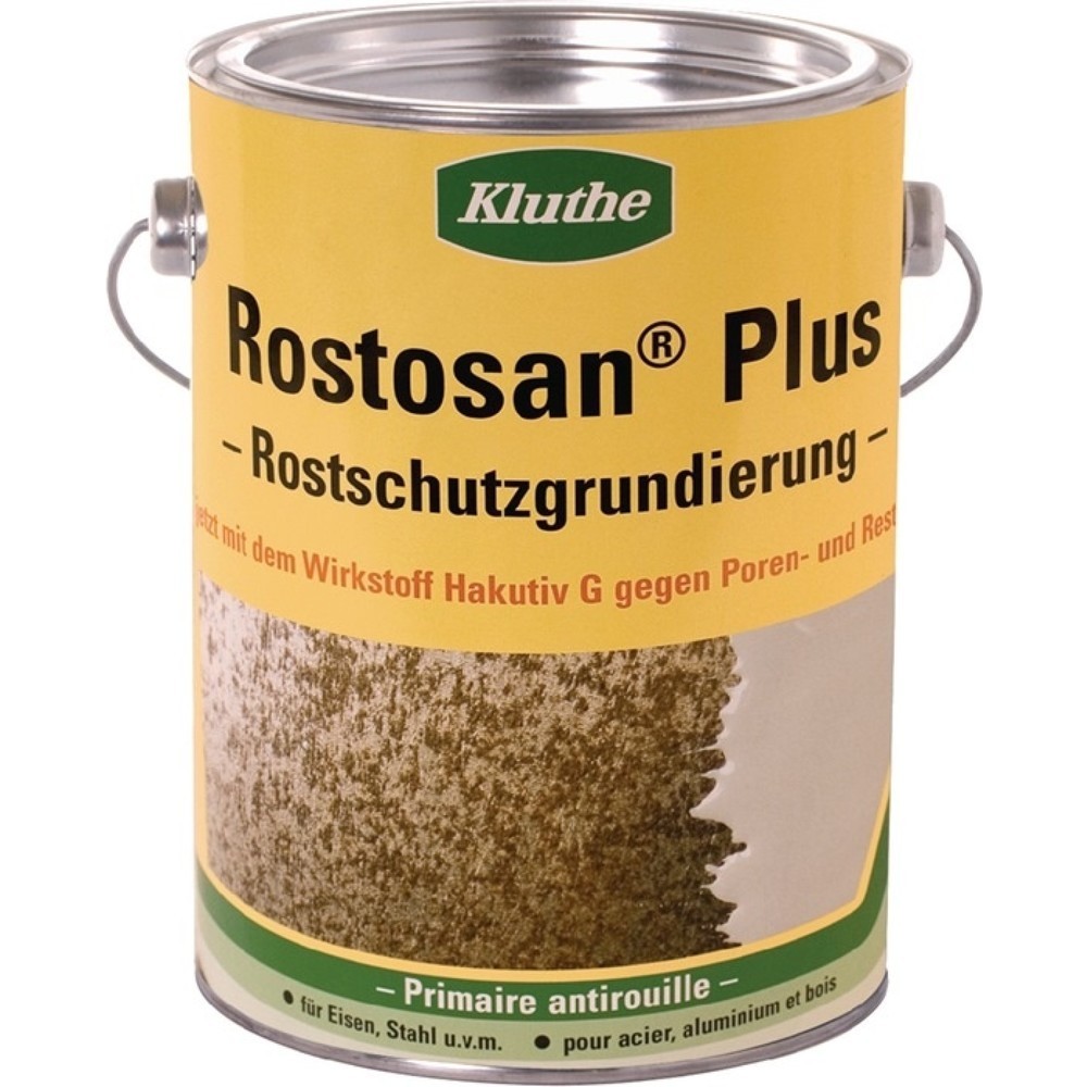Produktabbildung Nr. 1: KLUTHE Rostprimer Rostosan® Plus rotbraun 2500 ml Dose