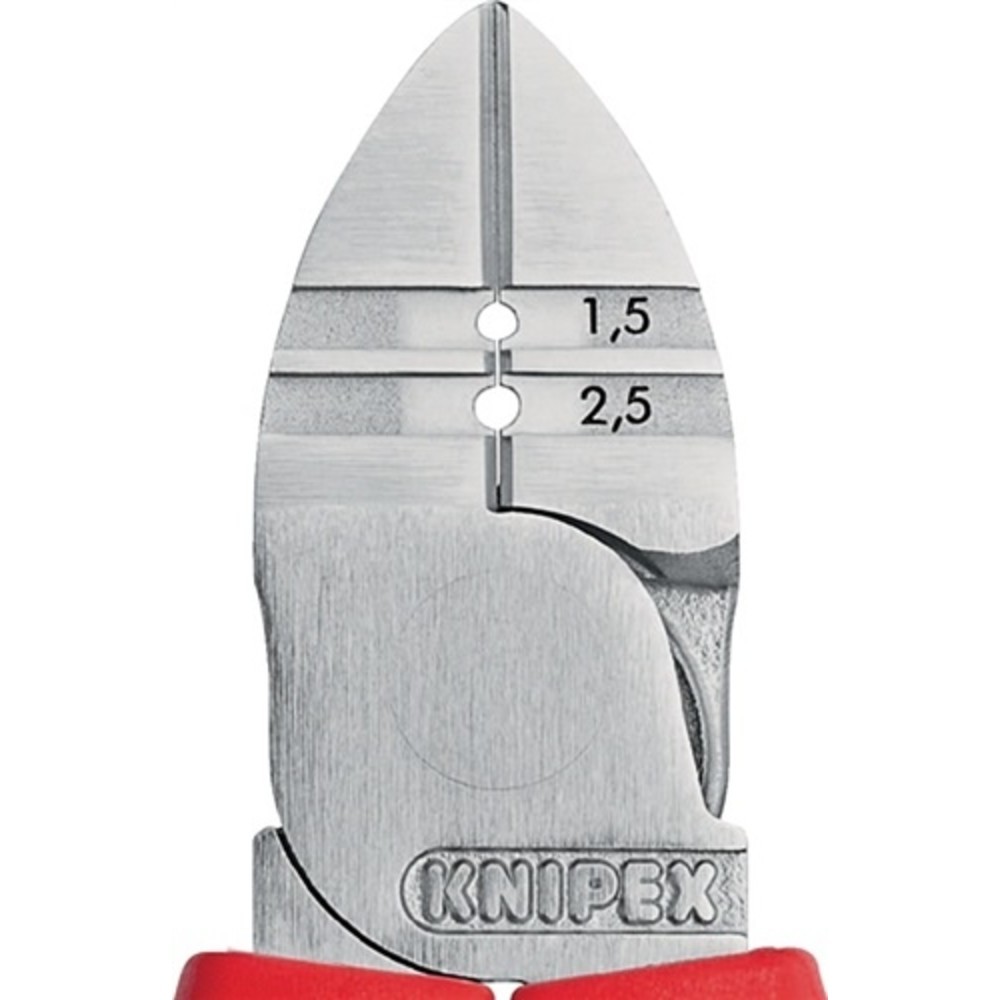 Produktabbildung Nr. 2: Abisolierseitenschneider L.160mm Abisolierwerte 1,5/2,5 mm² pol.2K-Hüllen KNIPEX