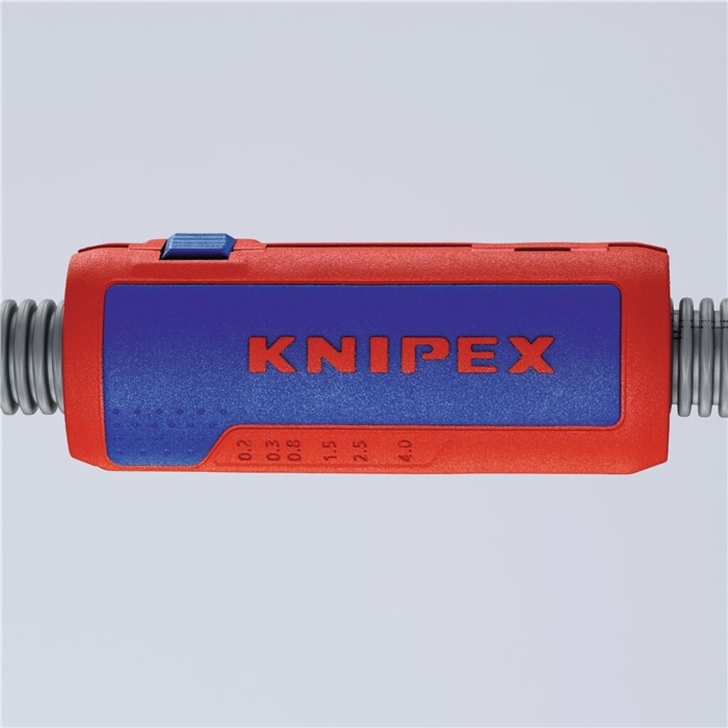 KNIPEX Abmantelungswerkzeug TwistCut Gesamt-L.100mm 0,2-4,0 (Litze) mm² Produktabbildung Nr. 2: KNIPEX Abmantelungswerkzeug TwistCut Gesamt-L.100mm 0,2-4,0 (Litze) mm²