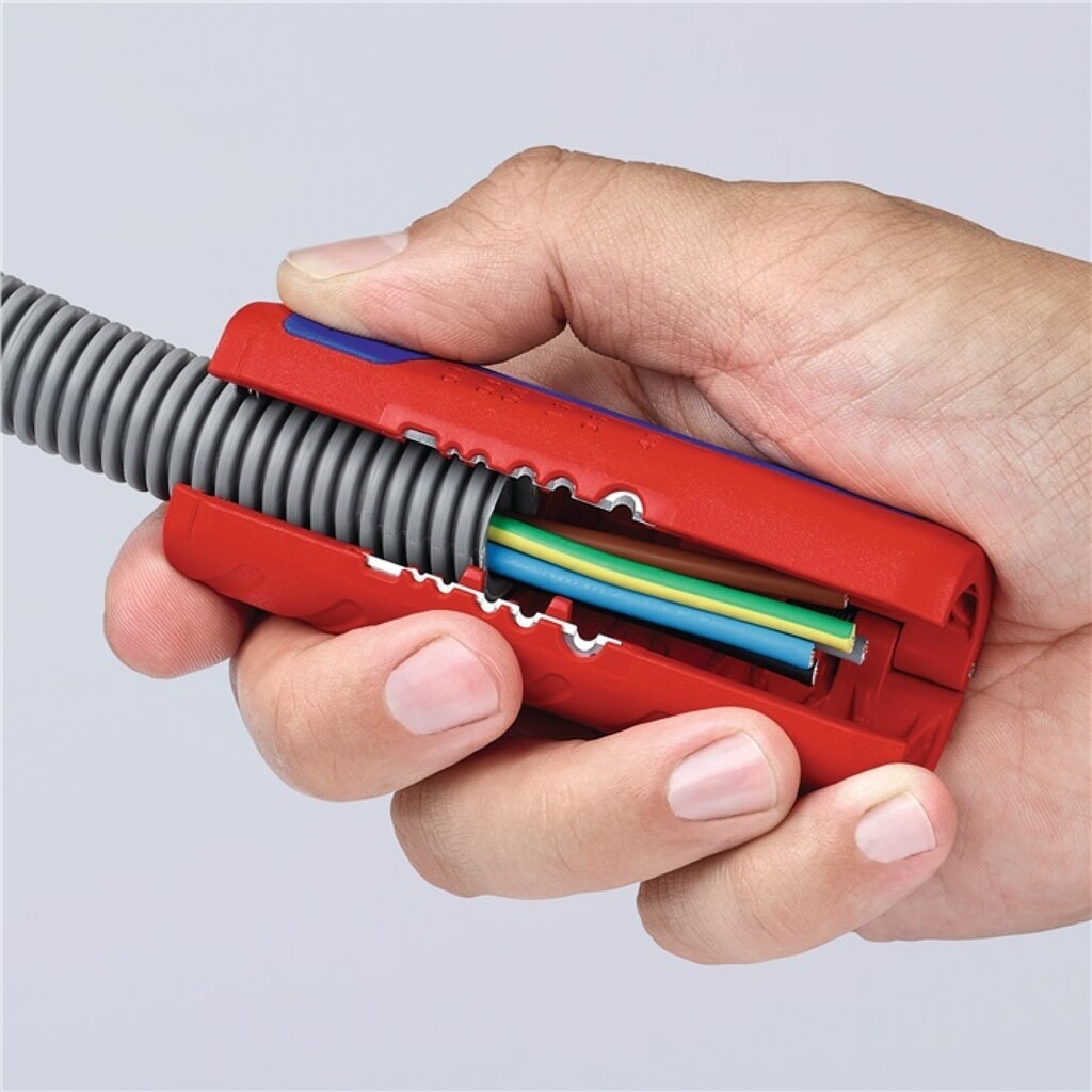 Produktabbildung Nr. 5: KNIPEX Abmantelungswerkzeug TwistCut Gesamt-L.100mm 0,2-4,0 (Litze) mm²