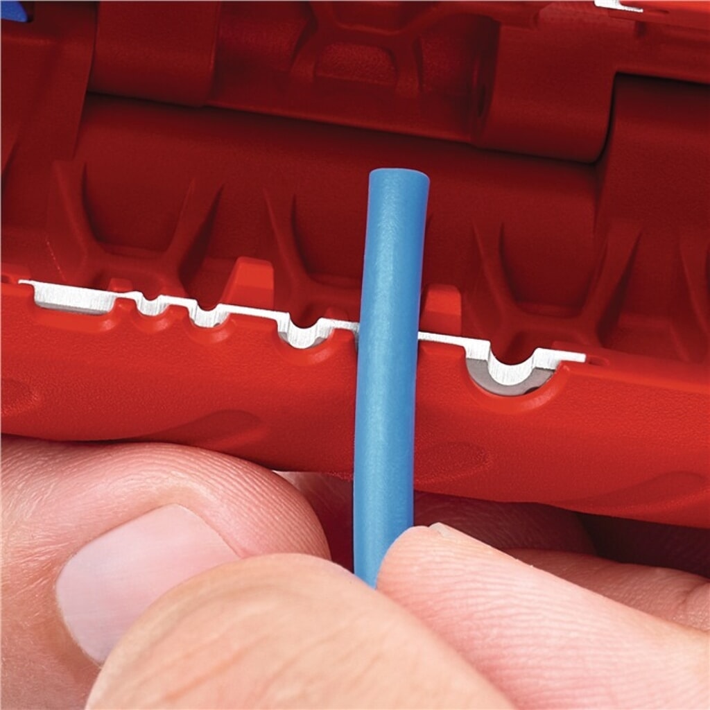 KNIPEX Abmantelungswerkzeug TwistCut Gesamt-L.100mm 0,2-4,0 (Litze) mm² Produktabbildung Nr. 7: KNIPEX Abmantelungswerkzeug TwistCut Gesamt-L.100mm 0,2-4,0 (Litze) mm²