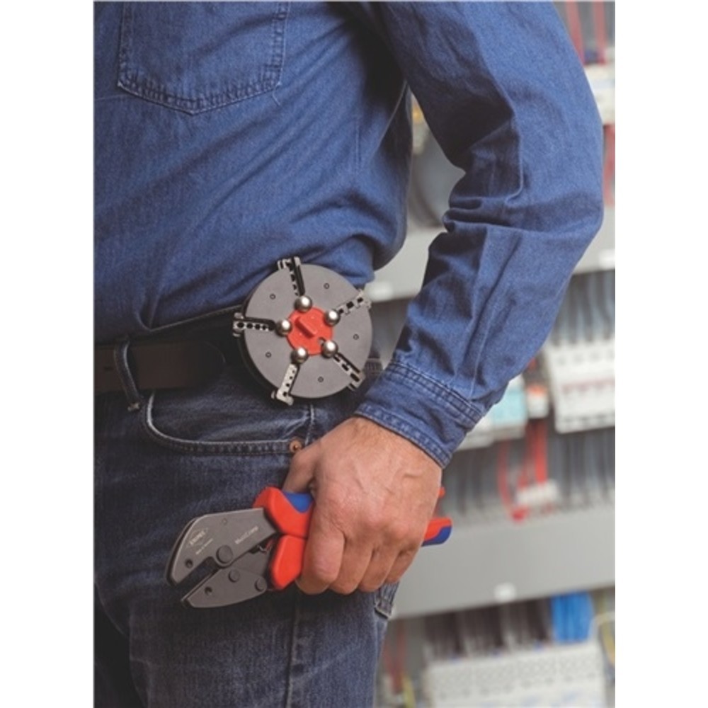 Produktabbildung Nr. 6: Crimpzange L.250mm m.3Wechseleinsätzen KNIPEX
