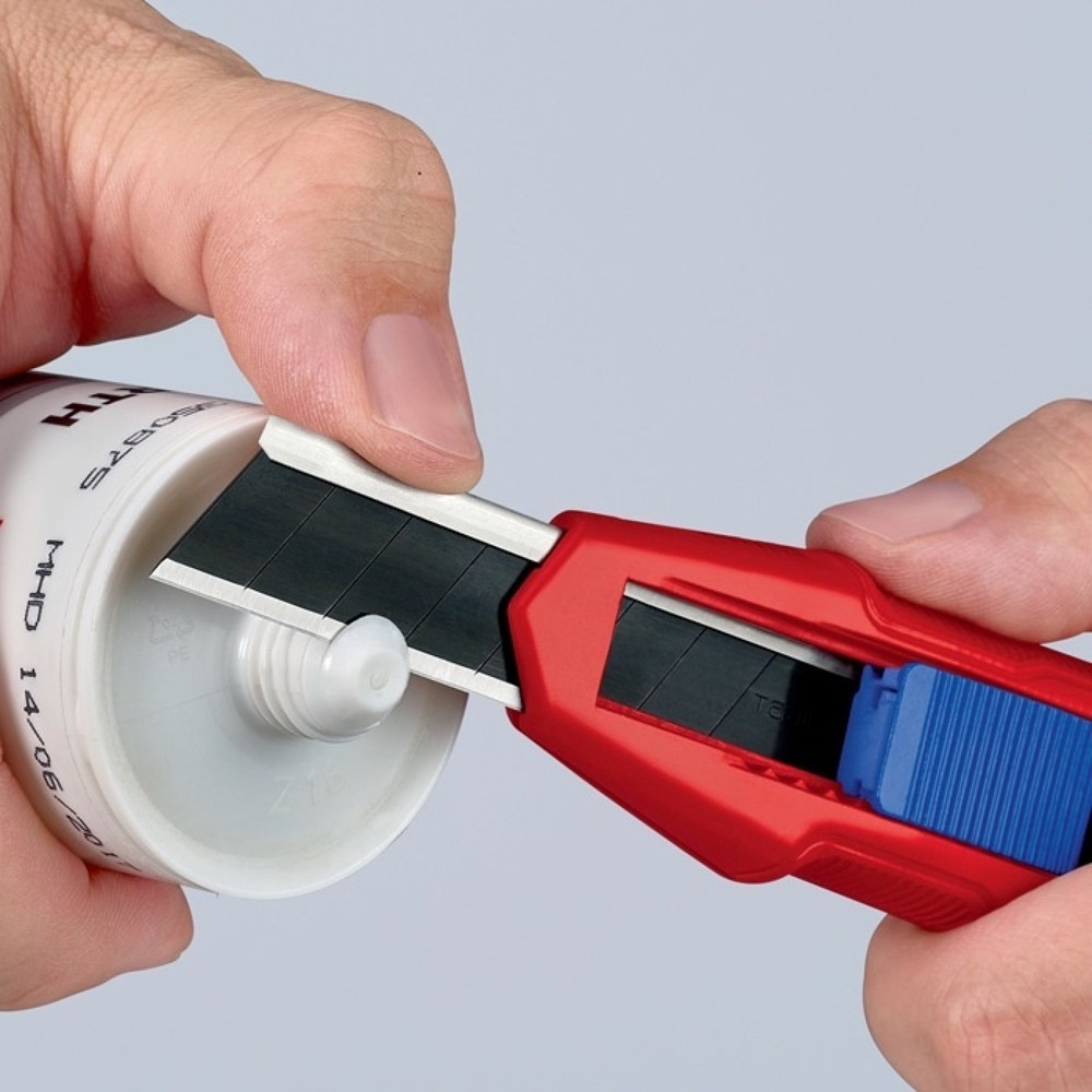 Produktabbildung Nr. 11: Knipex Cuttermesser CutiX®, Klingenbreite 18 mm Länge 165 mm, Magnesium