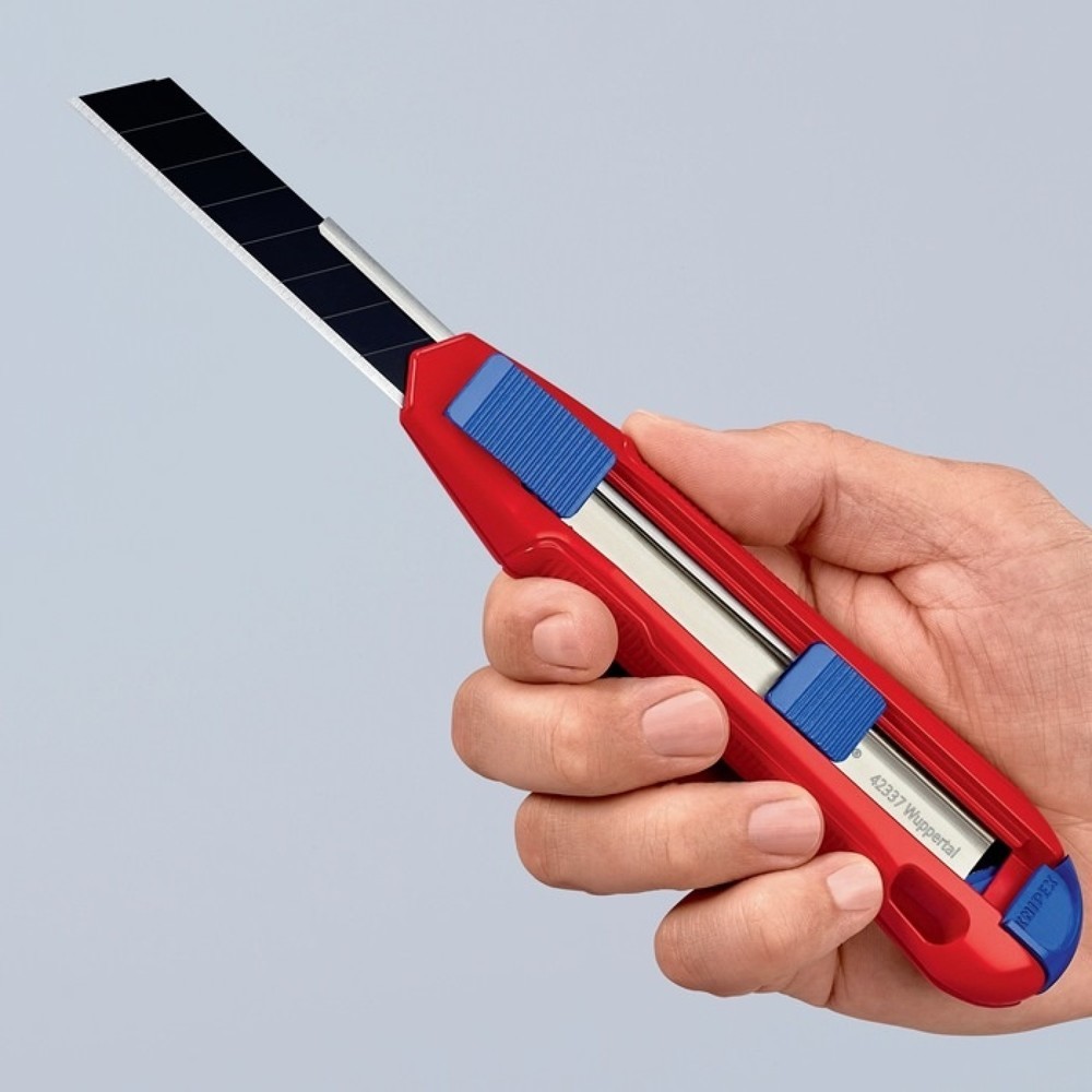 Produktabbildung Nr. 16: Knipex Cuttermesser CutiX®, Klingenbreite 18 mm Länge 165 mm, Magnesium
