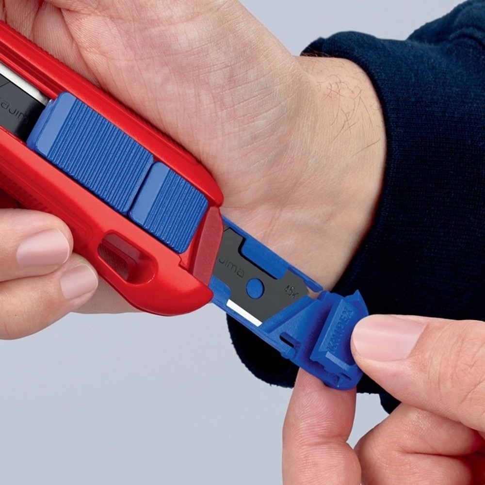 Produktabbildung Nr. 23: Knipex Cuttermesser CutiX®, Klingenbreite 18 mm Länge 165 mm, Magnesium