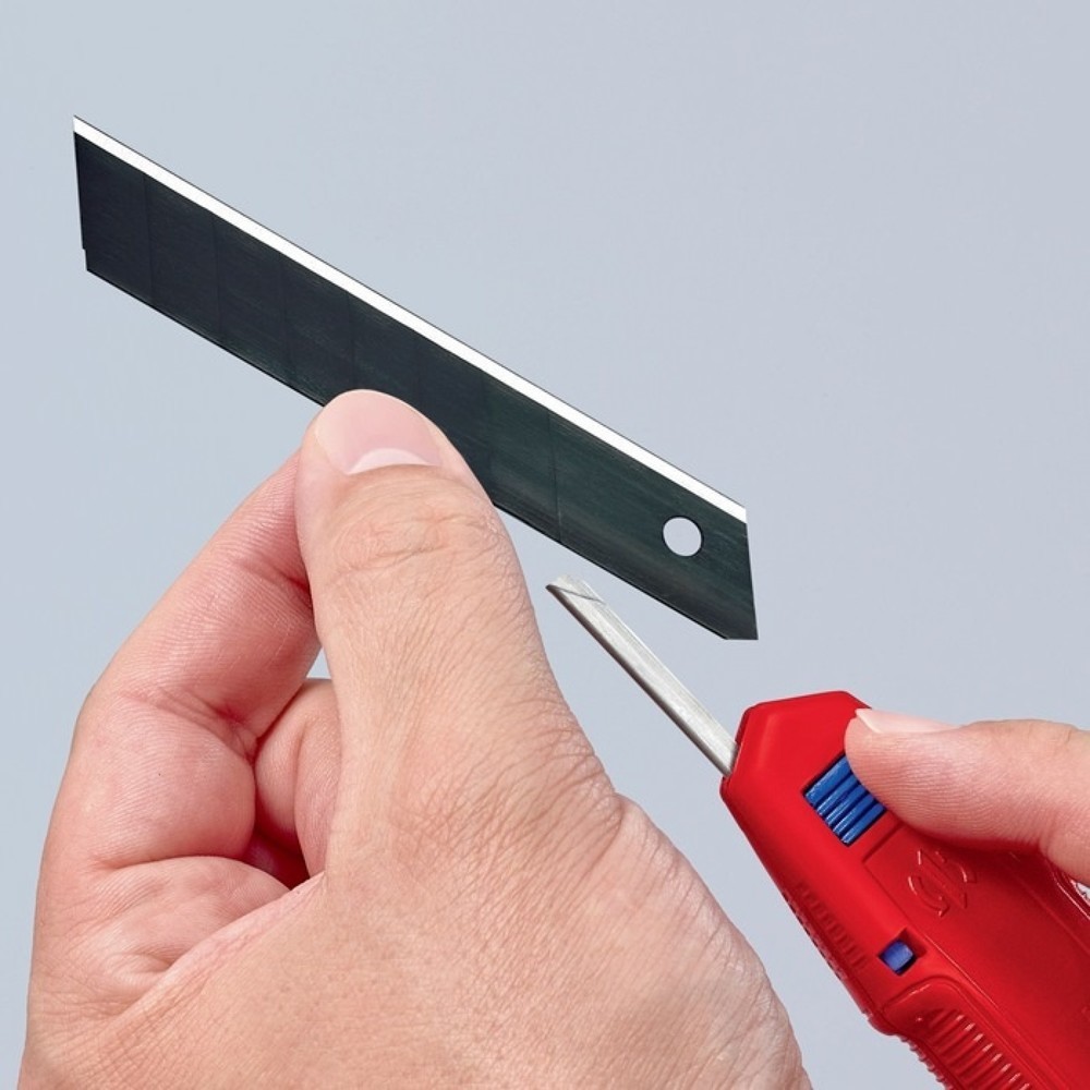 Produktabbildung Nr. 30: Knipex Cuttermesser CutiX®, Klingenbreite 18 mm Länge 165 mm, Magnesium