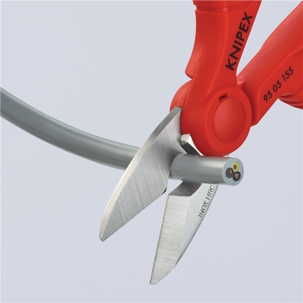 Produktabbildung Nr. 2: Knipex Elektriker-/Handwerkerschere L.155mm 2-K.-Hüllen