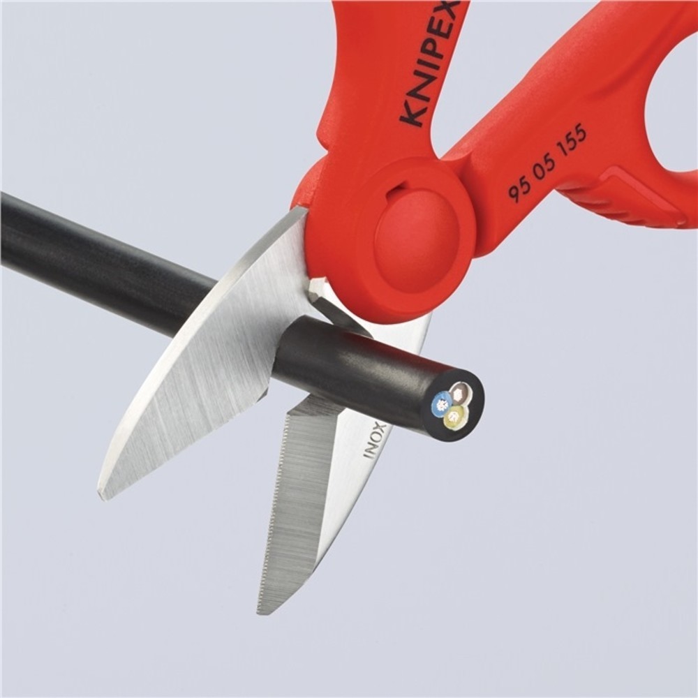 Produktabbildung Nr. 5: Knipex Elektriker-/Handwerkerschere L.155mm 2-K.-Hüllen