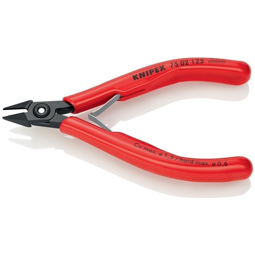 Produktabbildung Nr. 2: Knipex Elektronik-Seitenschneider, Länge 125 mm Form 0, Facette ja
