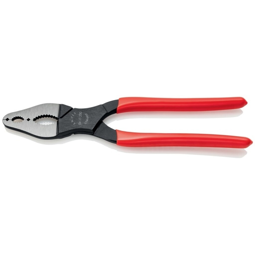 Produktabbildung: Knipex Fahrzeugkonuszange, Gesamtlänge 200 mm, Form 1 poliert Kunststoffüberzug