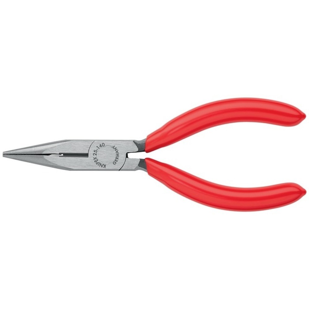 Produktabbildung Nr. 2: Knipex Flachrundzange, Länge 140 mm flach/rund gerade, poliert Kunststoffüberzug