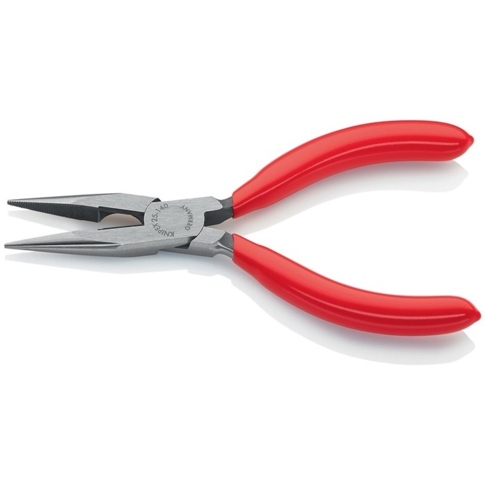 Produktabbildung Nr. 3: Knipex Flachrundzange, Länge 140 mm flach/rund gerade, poliert Kunststoffüberzug