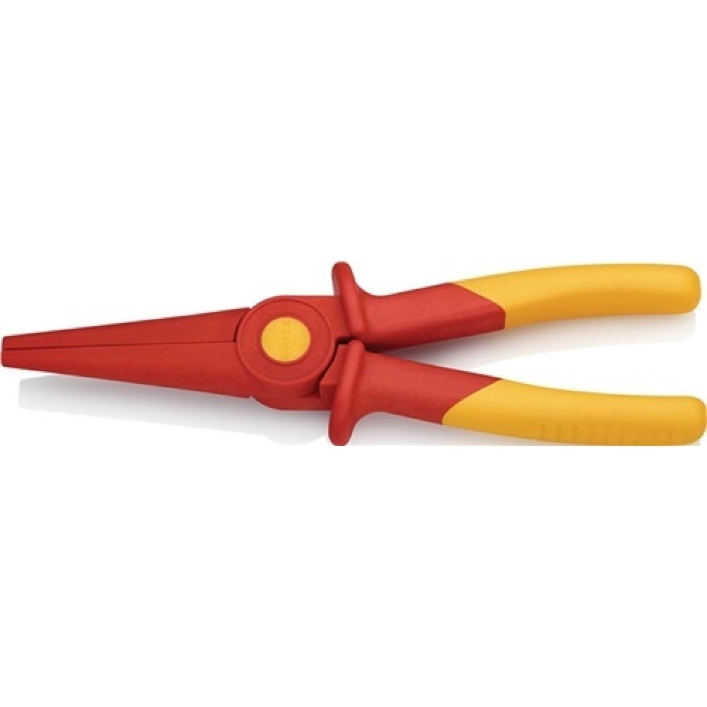 Produktabbildung: Flachrundzange L.220mm VDE-isoliert Kunststoff, glasfaserverstärkt Knipex