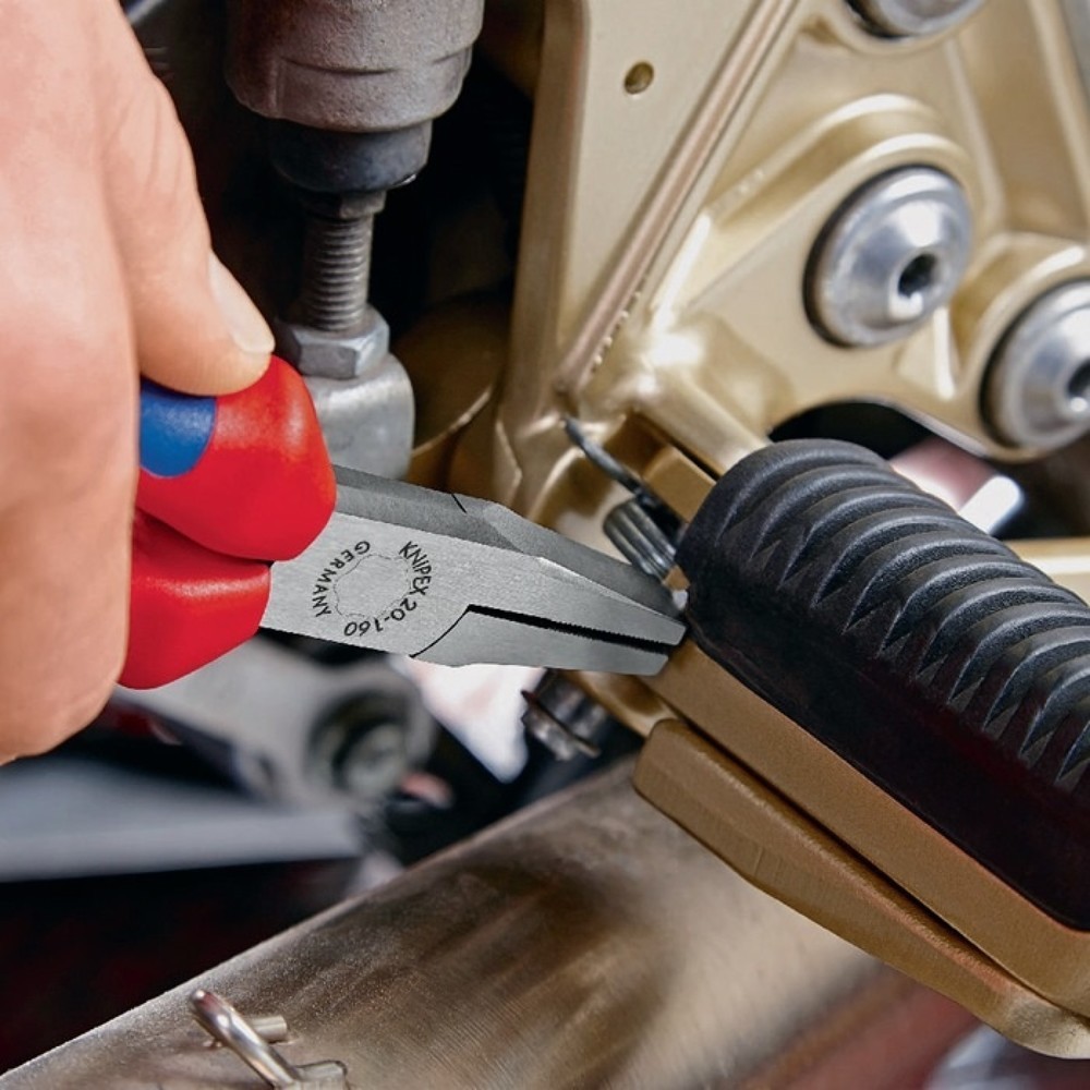 Produktabbildung Nr. 5: Knipex Flachzange, Gesamtlänge 160 mm, Kopf poliert schwarz atramentiert