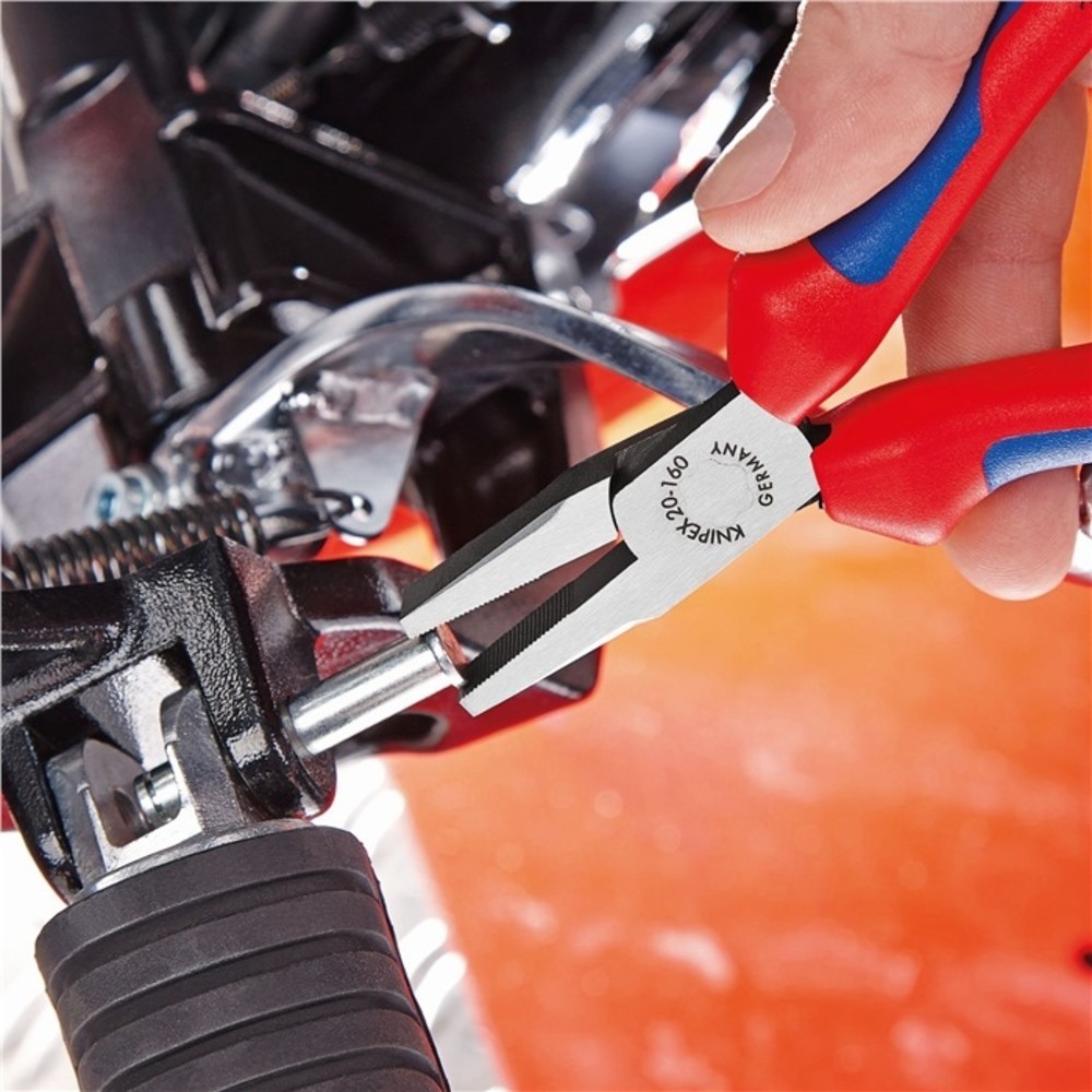 Produktabbildung Nr. 2: KNIPEX Flachzange DIN ISO 5745 Gesamt-L.160mm verchr.Mehrkomp.-Hülle