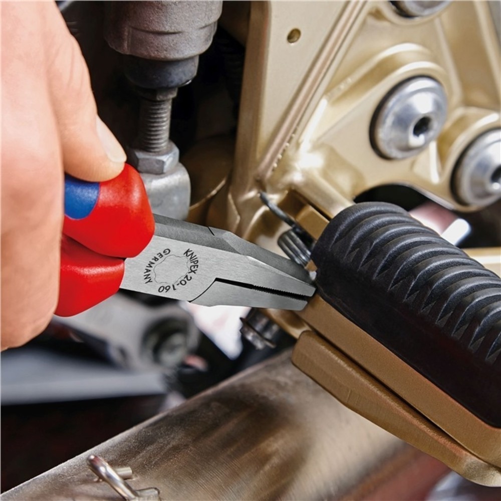 Produktabbildung Nr. 3: KNIPEX Flachzange DIN ISO 5745 Gesamt-L.160mm verchr.Mehrkomp.-Hülle