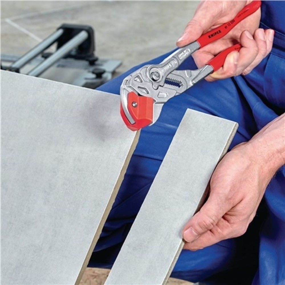 Produktabbildung Nr. 3: Fliesenlochzange 250mm CV-Stahl Griff Ku.-Überzug KNIPEX