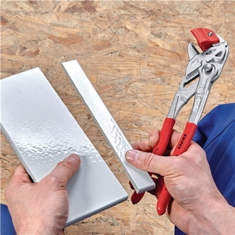 Produktabbildung Nr. 5: Fliesenlochzange 250mm CV-Stahl Griff Ku.-Überzug KNIPEX