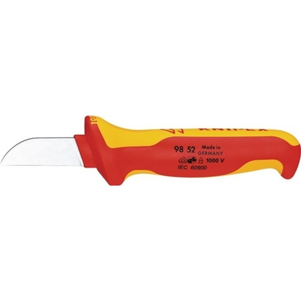 Produktabbildung: Kabelmesser L.190mm Klingen-L.50mm VDE 2K-Hülle KNIPEX