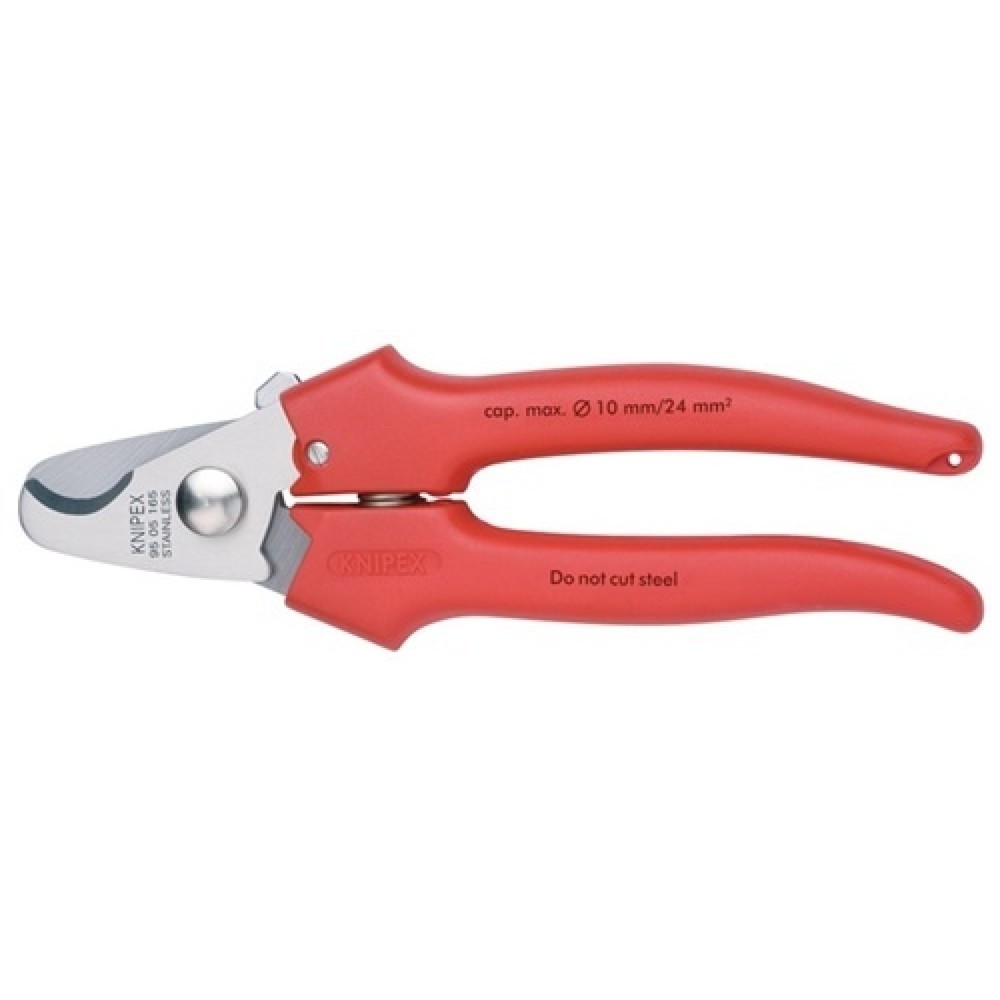 Produktabbildung: Kabelschere L.165mm Zange verchromt Griffe mit Ku.umspritzt Knipex