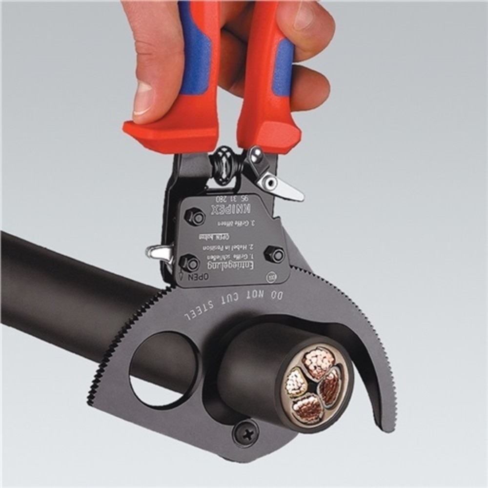Produktabbildung Nr. 3: Kabelschneider Gesamt-L.250mm max.32 (240 mm²)mm 2-K.-Hüllen KNIPEX