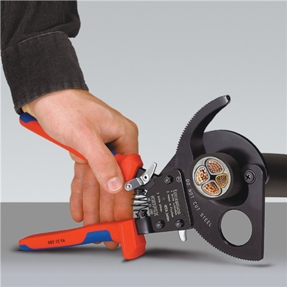 Produktabbildung Nr. 4: Kabelschneider Gesamt-L.250mm max.32 (240 mm²)mm 2-K.-Hüllen KNIPEX